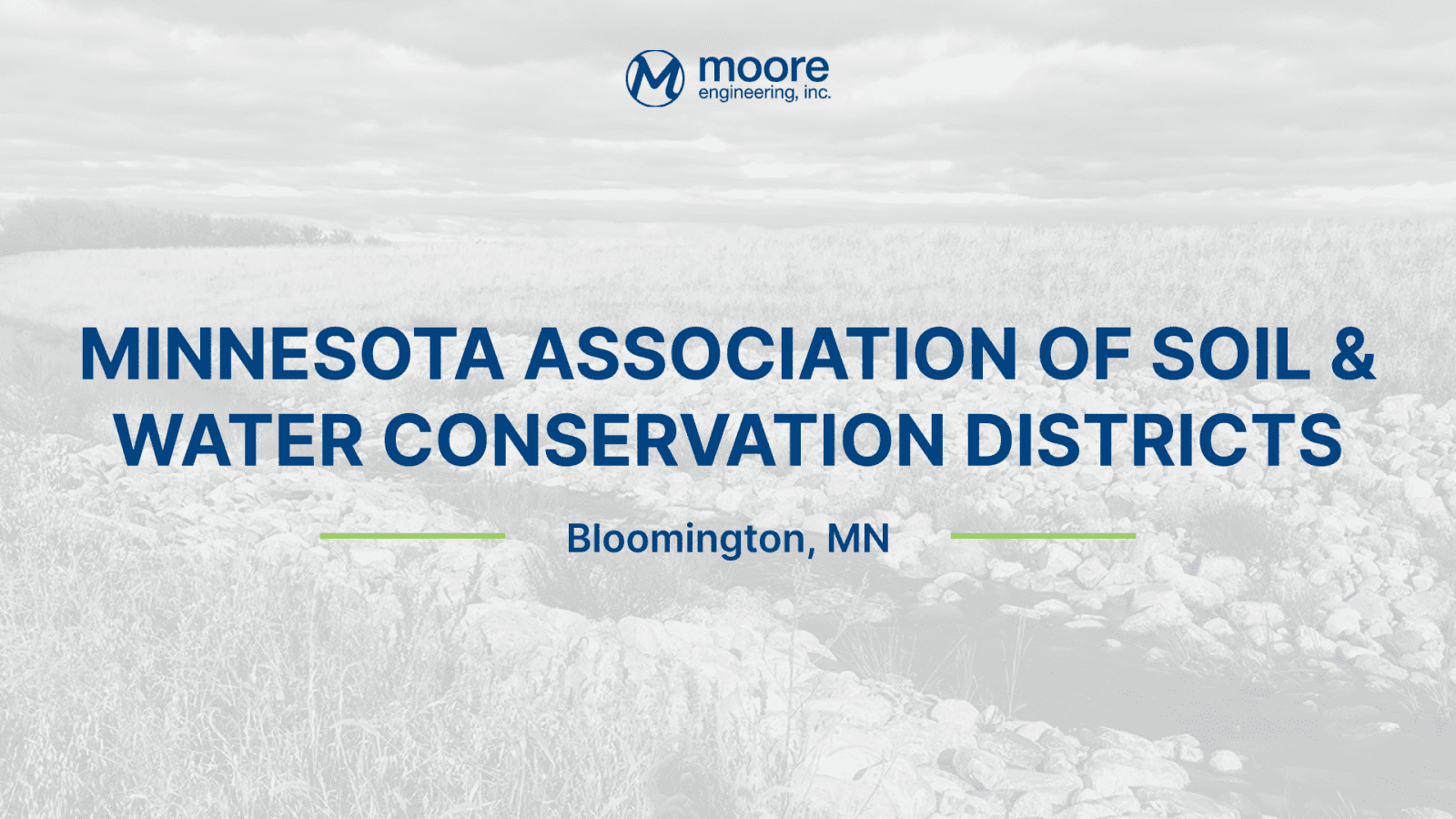 Minnesota Association of Soil and Water Conservation Districts ...